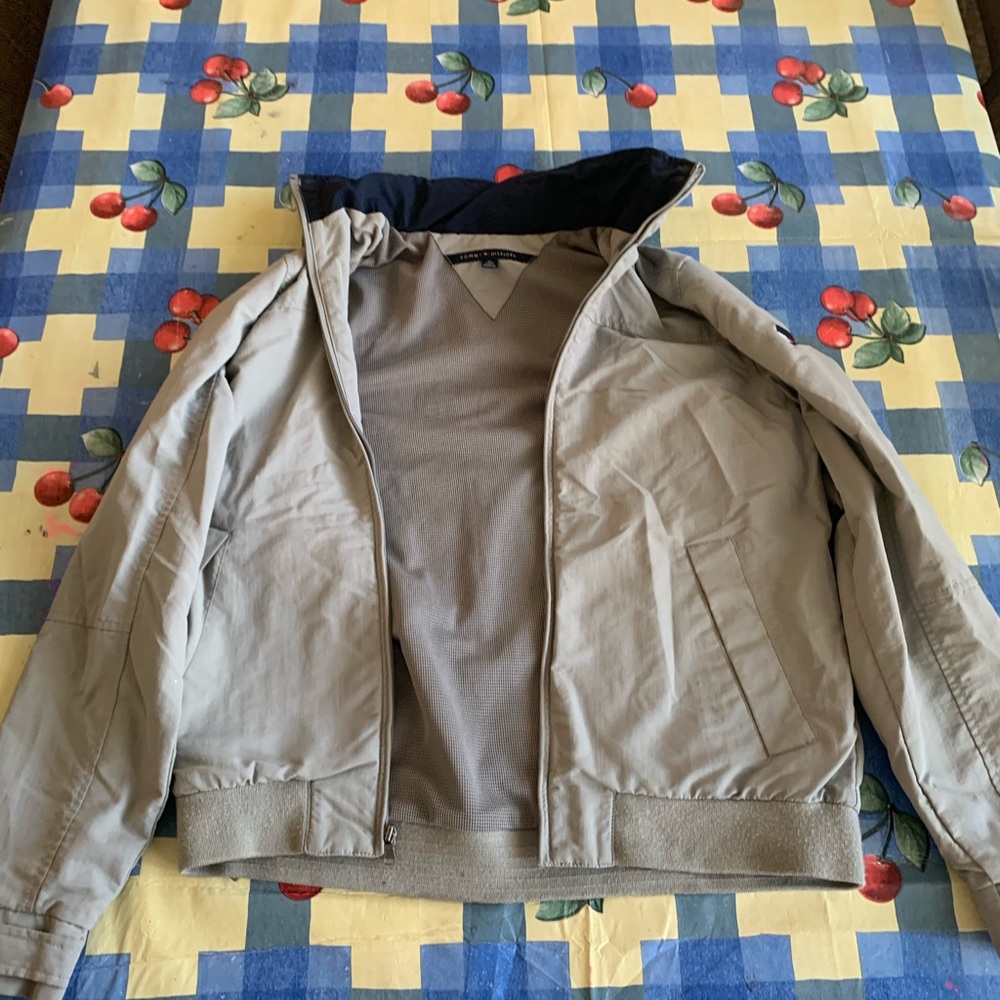 A grey Tommy Hilfiger jacket size xs